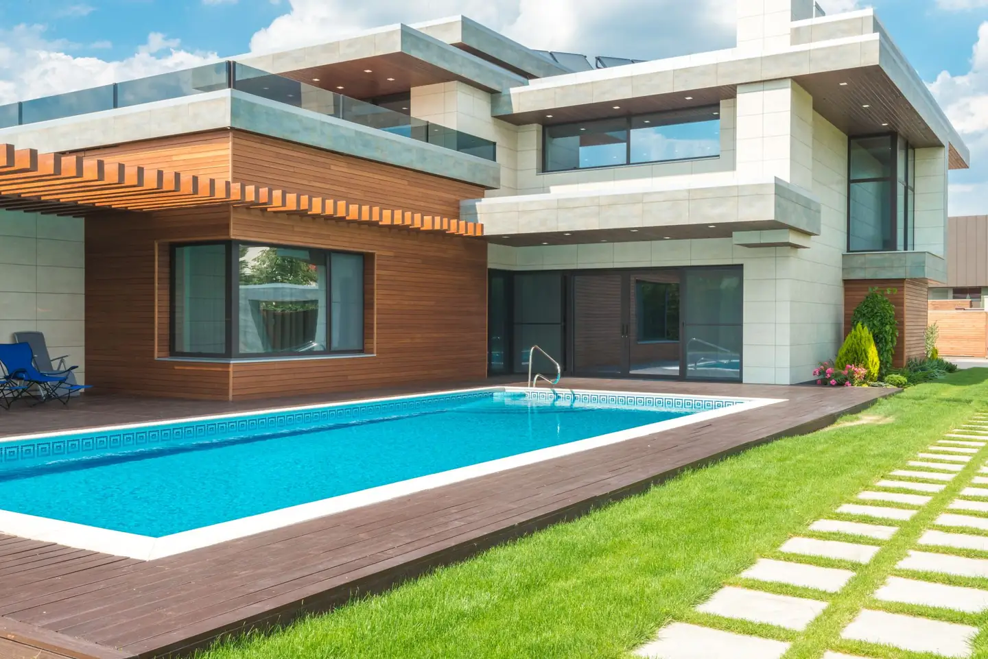 Swimming pool built in Terania Creek, NSW